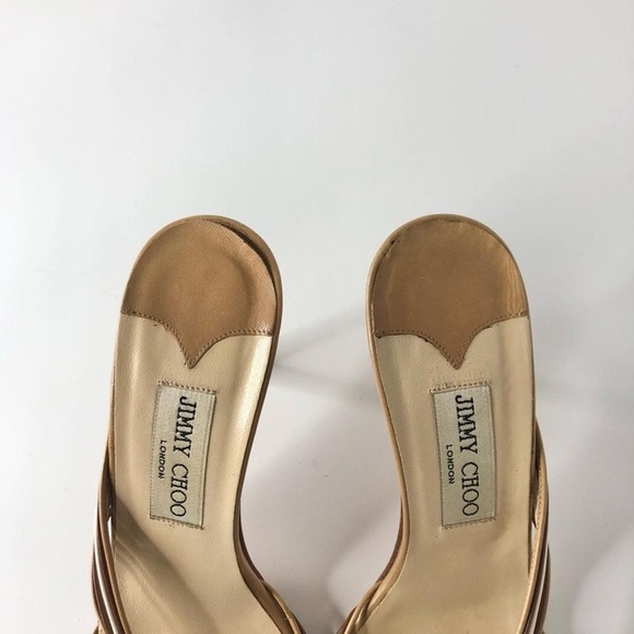 Jimmy Choo Brown Strappy Heels - Picture 2 of 4